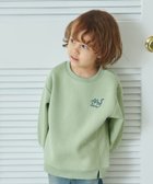 【ペアマノン/pairmanon / KIDS】の裏起毛 ワンポイント刺繍 トレーナー 人気、トレンドファッション・服の通販 founy(ファニー) ファッション Fashion キッズファッション KIDS アニマル Animal トレーナー Trainer ポケット Pocket モチーフ Motif ワンポイント One Point 人気 Popularity thumbnail ライトグリーン71|ID: prp329100004180980 ipo3291000000029459823