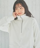 【コーエン/COEN】のUSAコットンCVC裏毛ハーフジップショートスウェットプルオーバー OFF WHITE|ID: prp329100004180982 ipo3291000000029189330