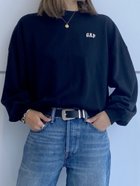 【ギャップ/GAP】のミニ GAPロゴスウェット・トレーナー 人気、トレンドファッション・服の通販 founy(ファニー) ファッション Fashion レディースファッション WOMEN トップス・カットソー Tops/Tshirt パーカ Sweats スウェット Sweat トレーナー Trainer ミックス Mix リラックス Relax thumbnail TRUE_BLACK|ID: prp329100004181027 ipo3291000000029186540