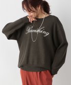 【グローバルワーク/GLOBAL WORK】のメルティロゴプルオーバー/906664 人気、トレンドファッション・服の通販 founy(ファニー) ファッション Fashion レディースファッション WOMEN トップス・カットソー Tops/Tshirt プルオーバー Pullover なめらか Smooth フロント Front thumbnail チャコール×アイボリーロゴ19|ID: prp329100004181083 ipo3291000000029523447