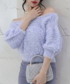 【ロイヤルパーティー/ROYAL PARTY】のふわふわラメニットトップス 人気、トレンドファッション・服の通販 founy(ファニー) ファッション Fashion レディースファッション WOMEN トップス・カットソー Tops/Tshirt ニット Knit Tops オフショル Off Shoulder コンパクト Compact ワンショル One Shoulder 今季 This Season thumbnail パープル|ID: prp329100004181091 ipo3291000000028967831