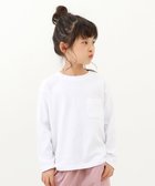 【デビロック/devirock / KIDS】の無地 ポケット付き クルーネック 長袖Tシャツ トップス 長袖Tシャツ ロンT ホワイト|ID: prp329100004181095 ipo3291000000029472998