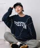 【フリークスストア/FREAK'S STORE】のロゴ 配色メロースウェット 24AW 人気、トレンドファッション・服の通販 founy(ファニー) ファッション Fashion レディースファッション WOMEN トップス・カットソー Tops/Tshirt パーカ Sweats スウェット Sweat 2024年 2024 2024-2025秋冬・A/W Aw/Autumn/Winter/Fw/Fall/2024-2025 A/W・秋冬 Aw・Autumn/Winter・Fw・Fall-Winter 冬 Winter スウェット Sweat フェミニン Feminine リメイク Remake ロング Long 定番 Standard thumbnail ネイビー|ID: prp329100004181099 ipo3291000000028967875