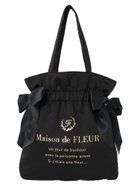 【メゾンドフルール/Maison de FLEUR】のダブルリボンギャザートートバッグ 人気、トレンドファッション・服の通販 founy(ファニー) ファッション Fashion レディースファッション WOMEN バッグ Bag 2024年 2024 2024-2025秋冬・A/W Aw/Autumn/Winter/Fw/Fall/2024-2025 thumbnail ブラック|ID: prp329100004181184 ipo3291000000028968292