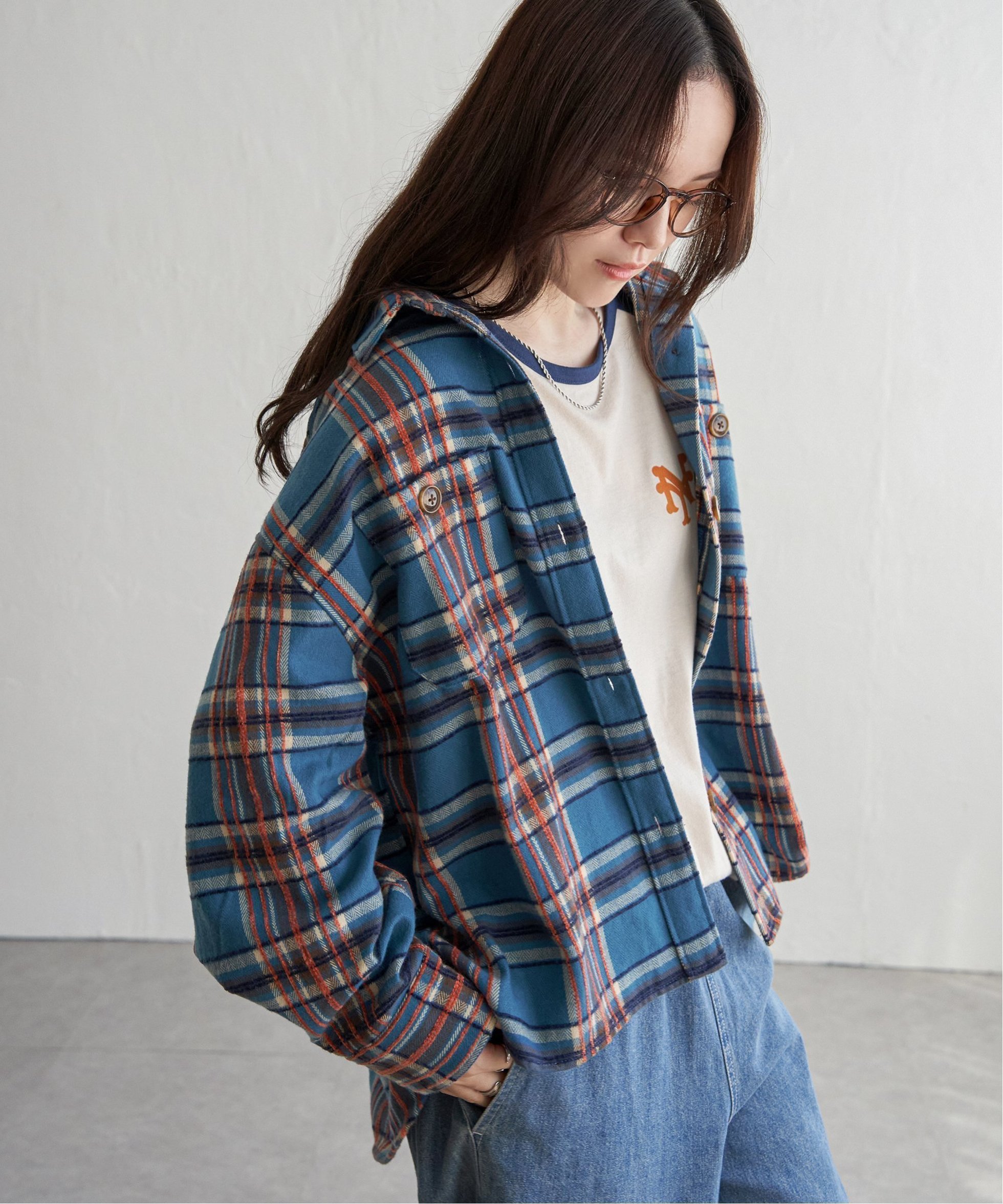 【エルビーシー/LBC】のモールチェックCPOシャツ 人気、トレンドファッション・服の通販 founy(ファニー) 　ファッション　Fashion　レディースファッション　WOMEN　トップス・カットソー　Tops/Tshirt　シャツ/ブラウス　Shirts/Blouses　チェック　Check　ベーシック　Basic　 other-1|ID: prp329100004181191 ipo3291000000028968321