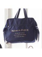 【メゾンドフルール/Maison de FLEUR】のサテンキャリーオンバッグ 人気、トレンドファッション・服の通販 founy(ファニー) ファッション Fashion レディースファッション WOMEN バッグ Bag 2024年 2024 2024-2025秋冬・A/W Aw/Autumn/Winter/Fw/Fall/2024-2025 thumbnail ネイビー|ID: prp329100004181215 ipo3291000000028968470