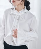 【ラナン/Ranan】のプチフリルリボン付きブラウス 人気、トレンドファッション・服の通販 founy(ファニー) ファッション Fashion レディースファッション WOMEN トップス・カットソー Tops/Tshirt シャツ/ブラウス Shirts/Blouses エレガント 上品 Elegant シンプル Simple スリーブ Sleeve フリル Frills ポケット Pocket おすすめ Recommend thumbnail ホワイト|ID: prp329100004181233 ipo3291000000028968598