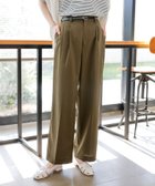 【グローバルワーク/GLOBAL WORK】のウツクシルエットDRYワイドパンツ/986660 人気、トレンドファッション・服の通販 founy(ファニー) ファッション Fashion レディースファッション WOMEN パンツ Pants クロップド Cropped ジャケット Jacket ストレッチ Stretch センター Center 定番 Standard 人気 Popularity フロント Front ワイド Wide おすすめ Recommend 夏 Summer thumbnail イエローカーキ78|ID: prp329100004181256 ipo3291000000029126281