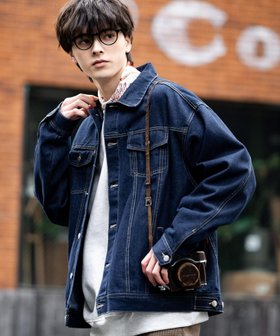 【ロッキーモンロー/Rocky Monroe】のオーバーサイズ3rdタイプデニムジャケット 人気、トレンドファッション・服の通販 founy(ファニー) ファッション Fashion レディースファッション WOMEN アウター Coat Outerwear ジャケット Jackets デニムジャケット Denim Jackets シンプル Simple ジャケット Jacket デニム Denim フラップ Flap フロント Front ポケット Pocket ロング Long |ID:prp329100004181314