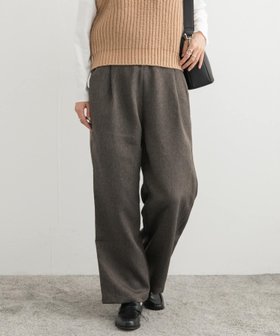 【アーバンリサーチ ドアーズ/URBAN RESEARCH DOORS】のメランジツイルイージーパンツ 人気、トレンドファッション・服の通販 founy(ファニー) ファッション Fashion レディースファッション WOMEN パンツ Pants 2024年 2024 2024-2025秋冬・A/W Aw/Autumn/Winter/Fw/Fall/2024-2025 A/W・秋冬 Aw・Autumn/Winter・Fw・Fall-Winter 冬 Winter カットソー Cut And Sew ツイル Twill |ID:prp329100004181448