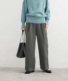 【アーバンリサーチ ドアーズ/URBAN RESEARCH DOORS】のメランジツイルイージーパンツ 人気、トレンドファッション・服の通販 founy(ファニー) ファッション Fashion レディースファッション WOMEN パンツ Pants 2024年 2024 2024-2025秋冬・A/W Aw/Autumn/Winter/Fw/Fall/2024-2025 A/W・秋冬 Aw・Autumn/Winter・Fw・Fall-Winter 冬 Winter カットソー Cut And Sew ツイル Twill thumbnail CHARCOAL|ID: prp329100004181448 ipo3291000000029314057