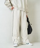 【フリークスストア/FREAK'S STORE】のライン 裏起毛 スウェットパンツ(セットアップ対応)【限定展開】 24AW 杢ライトグレー/ネイビー|ID: prp329100004181471 ipo3291000000029512081