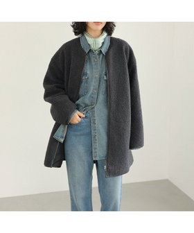 【レプシィム ローリーズファーム/LEPSIM LOWRYS FARM】のライトボアパイピングコート 人気、トレンドファッション・服の通販 founy(ファニー) ファッション Fashion レディースファッション WOMEN アウター Coat Outerwear コート Coats おすすめ Recommend パイピング Piping パーカー Hoodie エレガント 上品 Elegant 人気 Popularity |ID:prp329100004181593