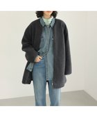 【レプシィム ローリーズファーム/LEPSIM LOWRYS FARM】のライトボアパイピングコート 人気、トレンドファッション・服の通販 founy(ファニー) ファッション Fashion レディースファッション WOMEN アウター Coat Outerwear コート Coats おすすめ Recommend パイピング Piping パーカー Hoodie エレガント 上品 Elegant 人気 Popularity thumbnail チャコール18|ID: prp329100004181593 ipo3291000000029966951