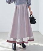 【マジェスティック レゴン/MAJESTIC LEGON】の裾ベロアチュールスカート 人気、トレンドファッション・服の通販 founy(ファニー) ファッション Fashion レディースファッション WOMEN スカート Skirt チュール Tulle フィット Fit thumbnail ピンクベージュ|ID: prp329100004181660 ipo3291000000028970312