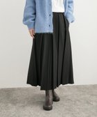 【アーバンリサーチ ドアーズ/URBAN RESEARCH DOORS】の『UR TECH SMOOTHLUXE』ワイドピッチプリーツスカート 人気、トレンドファッション・服の通販 founy(ファニー) ファッション Fashion レディースファッション WOMEN スカート Skirt プリーツスカート Pleated Skirts 2024年 2024 2024-2025秋冬・A/W Aw/Autumn/Winter/Fw/Fall/2024-2025 A/W・秋冬 Aw・Autumn/Winter・Fw・Fall-Winter 冬 Winter クラシカル Classical シューズ Shoes ショート Short フラット Flat プリーツ Pleats リラックス Relax ワイド Wide エレガント 上品 Elegant thumbnail BLACK|ID: prp329100004181801 ipo3291000000029204483