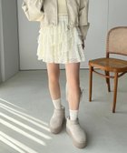 【ナイスクラップ/NICE CLAUP】の【1枚で着映え】ティアードミニスカート 人気、トレンドファッション・服の通販 founy(ファニー) ファッション Fashion レディースファッション WOMEN スカート Skirt ミニスカート Mini Skirts 2024年 2024 2024-2025秋冬・A/W Aw/Autumn/Winter/Fw/Fall/2024-2025 おすすめ Recommend シンプル Simple スウェット Sweat トレンド Trend バレエ Ballet フリル Frills thumbnail ホワイト系その他|ID: prp329100004181802 ipo3291000000028970809