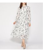 【イング/INGNI】の花柄シフォンフリルリボンOP 人気、トレンドファッション・服の通販 founy(ファニー) ファッション Fashion レディースファッション WOMEN ワンピース Dress thumbnail オフホワイト/クロ|ID: prp329100004181913 ipo3291000000028971236