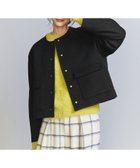 【その他のブランド/Other】の毛ブレンド ノーカラーショートコート BLACK|ID: prp329100004181939 ipo3291000000029484198