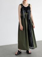 【ラシュッド/LASUD】のレース切替ジャンパースカート 人気、トレンドファッション・服の通販 founy(ファニー) ファッション Fashion レディースファッション WOMEN スカート Skirt おすすめ Recommend エレガント 上品 Elegant レース Race ヴィンテージ Vintage 切替 Switching 別注 Special Order 日本製 Made In Japan thumbnail カーキ|ID: prp329100004181975 ipo3291000000028971472