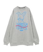 【キャンディストリッパー/Candy Stripper】のCANDYS BUNNY SWEAT ONE-PIECE 人気、トレンドファッション・服の通販 founy(ファニー) ファッション Fashion レディースファッション WOMEN トップス・カットソー Tops/Tshirt パーカ Sweats スウェット Sweat グラフィック Graphic プリント Print thumbnail HEATHER GRAY|ID: prp329100004182004 ipo3291000000028971582