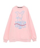 【キャンディストリッパー/Candy Stripper】のCANDYS BUNNY SWEAT ONE-PIECE 人気、トレンドファッション・服の通販 founy(ファニー) ファッション Fashion レディースファッション WOMEN トップス・カットソー Tops/Tshirt パーカ Sweats スウェット Sweat グラフィック Graphic プリント Print thumbnail PINK|ID: prp329100004182004 ipo3291000000028971584