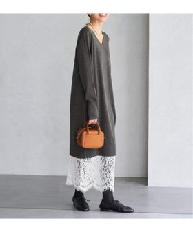 【イエナ/IENA】 レースコンビニットセットワンピース人気、トレンドファッション・服の通販 founy(ファニー) ファッション Fashion レディースファッション WOMEN ワンピース Dress 2024年 2024 2024-2025秋冬・A/W Aw/Autumn/Winter/Fw/Fall/2024-2025 キャミソール Camisole キャミワンピース Cami Dress チュニック Tunic バランス Balance レース Race 秋 Autumn/Fall 長袖 Long Sleeve |ID:prp329100004182027