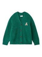 【スナイデル ホーム/SNIDEL HOME】のワンポイントベア刺繍 ニットカーディガン 人気、トレンドファッション・服の通販 founy(ファニー) ファッション Fashion レディースファッション WOMEN トップス・カットソー Tops/Tshirt ニット Knit Tops カーディガン Cardigans おすすめ Recommend カーディガン Cardigan クラシカル Classical ソックス Socks プリント Print ワンポイント One Point 秋 Autumn/Fall thumbnail GRN[024]|ID: prp329100004182038 ipo3291000000028971717