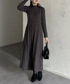 【ゼヴォン/Thevon】のハイネックビスチェ切替ニットワンピース 人気、トレンドファッション・服の通販 founy(ファニー) ファッション Fashion レディースファッション WOMEN ワンピース Dress ニットワンピース Knit Dresses 2024年 2024 2024-2025秋冬・A/W Aw/Autumn/Winter/Fw/Fall/2024-2025 ジャケット Jacket スニーカー Sneakers スリット Slit ダウン Down トレンド Trend ハイネック High Neck ビスチェ Bustier ブルゾン Blouson 冬 Winter 切替 Switching 定番 Standard 秋 Autumn/Fall thumbnail チャコールグレー|ID: prp329100004182060 ipo3291000000028971812