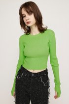 【スライ/SLY】のBASIC RIB トップス 人気、トレンドファッション・服の通販 founy(ファニー) ファッション Fashion レディースファッション WOMEN トップス・カットソー Tops/Tshirt インナー Inner ハイネック High Neck ビスチェ Bustier ベーシック Basic thumbnail LIME|ID: prp329100004182080 ipo3291000000028971892