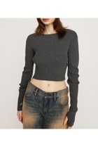 【スライ/SLY】のBASIC RIB トップス 人気、トレンドファッション・服の通販 founy(ファニー) ファッション Fashion レディースファッション WOMEN トップス・カットソー Tops/Tshirt インナー Inner ハイネック High Neck ビスチェ Bustier ベーシック Basic thumbnail T.GRY|ID: prp329100004182080 ipo3291000000028971894