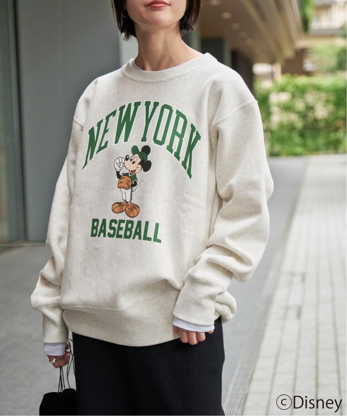 【スピック&スパン/Spick & Span】の《WEB+名古屋店限定》Champion CREW NECK SWEATSHIRT MICKY C3-A031 インテリア・キッズ・メンズ・レディースファッション・服の通販 founy(ファニー) https://founy.com/ ファッション Fashion レディースファッション WOMEN トップス・カットソー Tops/Tshirt シャツ/ブラウス Shirts/Blouses パーカ Sweats ロング / Tシャツ T-Shirts スウェット Sweat |ID: prp329100004182084 ipo3291000000029379138