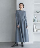 【アパートバイローリーズ/apart by lowrys】のホールガーメントボートネックワンピース 人気、トレンドファッション・服の通販 founy(ファニー) ファッション Fashion レディースファッション WOMEN ワンピース Dress ギャザー Gather フォルム Form フラット Flat ペプラム Peplum ホールガーメント Whole Garment エレガント 上品 Elegant thumbnail くすみブルー84|ID: prp329100004182105 ipo3291000000028971993