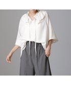 【ナノ ユニバース/nano universe】のWフリルリボンブラウス 人気、トレンドファッション・服の通販 founy(ファニー) ファッション Fashion レディースファッション WOMEN トップス・カットソー Tops/Tshirt シャツ/ブラウス Shirts/Blouses ウォッシャブル Washable カットソー Cut And Sew ギャザー Gather ジャケット Jacket スリーブ Sleeve トレンド Trend バランス Balance フリル Frills ベーシック Basic 羽織 Haori リボン Ribbon おすすめ Recommend 2024年 2024 2024-2025秋冬・A/W Aw/Autumn/Winter/Fw/Fall/2024-2025 thumbnail オフホワイト1|ID: prp329100004182212 ipo3291000000028972418