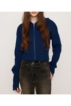 【スライ/SLY】のCRUSH KNIT HOODIE 人気、トレンドファッション・服の通販 founy(ファニー) ファッション Fashion レディースファッション WOMEN トップス・カットソー Tops/Tshirt ニット Knit Tops おすすめ Recommend クラッシュ Crash シンプル Simple セットアップ Set Up ワイドリブ Wide Rib thumbnail NVY|ID: prp329100004182227 ipo3291000000028972484