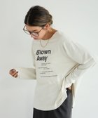 【ベイフロー/BAYFLOW】のシルキータッチな肌触り アソートロゴプリントロンT 人気、トレンドファッション・服の通販 founy(ファニー) ファッション Fashion レディースファッション WOMEN トップス・カットソー Tops/Tshirt ロング / Tシャツ T-Shirts おすすめ Recommend インナー Inner カットソー Cut And Sew ストレッチ Stretch スリット Slit トレンド Trend フロント Front ブルゾン Blouson プリント Print thumbnail ライトグレー12|ID: prp329100004182280 ipo3291000000029059844