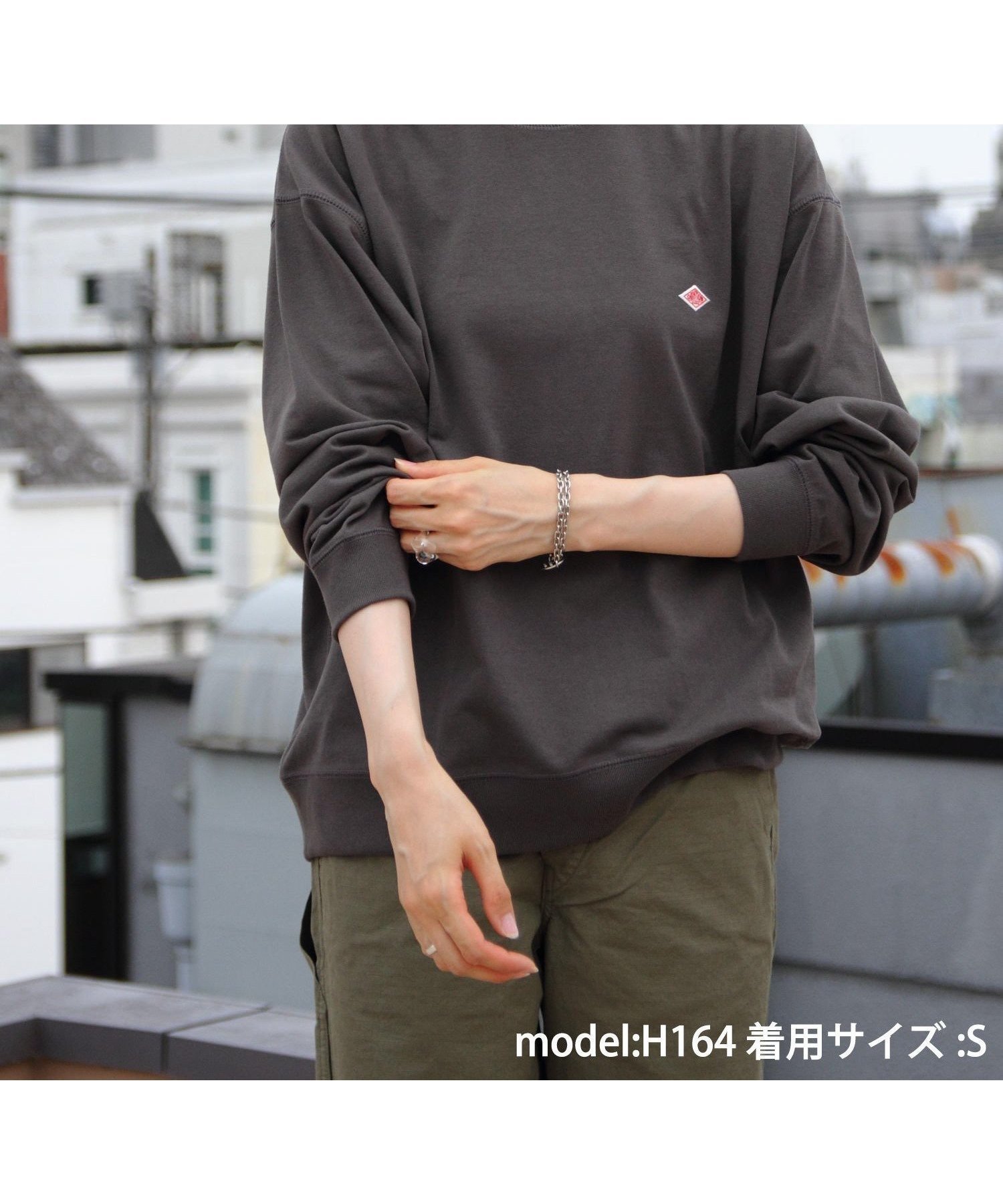 【その他のブランド/Other】のDANTON/SWEAT T-SHIRT DT-C0204 インテリア・キッズ・メンズ・レディースファッション・服の通販 founy(ファニー) 　ファッション　Fashion　レディースファッション　WOMEN　トップス・カットソー　Tops/Tshirt　シャツ/ブラウス　Shirts/Blouses　パーカ　Sweats　ロング / Tシャツ　T-Shirts　スウェット　Sweat　カットソー　Cut And Sew　CHGRY|ID: prp329100004182295 ipo3291000000029051810