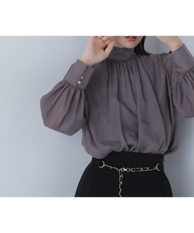 【ナチュラル ビューティー ベーシック/NATURAL BEAUTY BASIC】のハイネックボリュームシアーブラウス 人気、トレンドファッション・服の通販 founy(ファニー) ファッション Fashion レディースファッション WOMEN トップス・カットソー Tops/Tshirt シャツ/ブラウス Shirts/Blouses オーガンジー Organdy カフス Cuffs シアー Sheer ブラウジング Browsing 春 Spring |ID:prp329100004182338