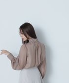 【ナチュラル ビューティー ベーシック/NATURAL BEAUTY BASIC】のハイネックボリュームシアーブラウス 人気、トレンドファッション・服の通販 founy(ファニー) ファッション Fashion レディースファッション WOMEN トップス・カットソー Tops/Tshirt シャツ/ブラウス Shirts/Blouses オーガンジー Organdy カフス Cuffs シアー Sheer ブラウジング Browsing 春 Spring thumbnail ブラウン|ID: prp329100004182338 ipo3291000000029541970