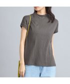 【コーエン/COEN】のUSAコットンハイネックフレンチスリーブワイドリブTシャツ DK.GRAY|ID: prp329100004182497 ipo3291000000029092015