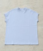 【コーエン/COEN】のUSAコットンハイネックフレンチスリーブワイドリブTシャツ LT.BLUE|ID: prp329100004182497 ipo3291000000029092019