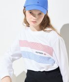 【トミーヒルフィガー/TOMMY HILFIGER】のTOMMY HILFIGER(トミーヒルフィガー) チェストヒルフィガー85ロングスリーブTシャツ 人気、トレンドファッション・服の通販 founy(ファニー) ファッション Fashion レディースファッション WOMEN トップス・カットソー Tops/Tshirt シャツ/ブラウス Shirts/Blouses ロング / Tシャツ T-Shirts インナー Inner カーディガン Cardigan ジャケット Jacket スポーティ Sporty スリーブ Sleeve フロント Front ロング Long thumbnail ホワイト|ID: prp329100004182530 ipo3291000000028973918