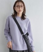 【イッカ/ikka】のフクレジャガード切り替えプルオーバー 人気、トレンドファッション・服の通販 founy(ファニー) ファッション Fashion レディースファッション WOMEN トップス・カットソー Tops/Tshirt プルオーバー Pullover シンプル Simple トレンド Trend トレーナー Trainer thumbnail パープルケイ|ID: prp329100004182543 ipo3291000000029147679