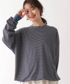 【レプシィム ローリーズファーム/LEPSIM LOWRYS FARM】のピンボーダーBIGロンT 人気、トレンドファッション・服の通販 founy(ファニー) ファッション Fashion レディースファッション WOMEN トップス・カットソー Tops/Tshirt ロング / Tシャツ T-Shirts おすすめ Recommend ボーダー Border ミリタリー Military ロング Long 春 Spring thumbnail ネイビー85|ID: prp329100004182572 ipo3291000000028974148