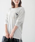 【アールピーエス/rps】のポケットキャットワッフル切替Tシャツ 人気、トレンドファッション・服の通販 founy(ファニー) ファッション Fashion レディースファッション WOMEN トップス・カットソー Tops/Tshirt シャツ/ブラウス Shirts/Blouses ロング / Tシャツ T-Shirts カットソー Cut And Sew フロント Front ポケット Pocket ワッフル Waffle 切替 Switching 猫 Cat thumbnail オートミール|ID: prp329100004182589 ipo3291000000029125132