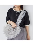 【エヘカソポ/ehka sopo】の花刺繍リンガーTシャツ 人気、トレンドファッション・服の通販 founy(ファニー) ファッション Fashion レディースファッション WOMEN トップス・カットソー Tops/Tshirt シャツ/ブラウス Shirts/Blouses ロング / Tシャツ T-Shirts おすすめ Recommend デニム Denim ワンポイント One Point thumbnail ブラック|ID: prp329100004182615 ipo3291000000028974347