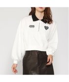 【イング/INGNI】のハーフZIP衿付ショート裏毛TOPs 人気、トレンドファッション・服の通販 founy(ファニー) ファッション Fashion レディースファッション WOMEN トップス・カットソー Tops/Tshirt ショート Short ハーフ Half thumbnail オフホワイト|ID: prp329100004182635 ipo3291000000028974459