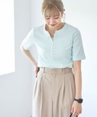 【コーエン/COEN】のホックテープTシャツ 人気、トレンドファッション・服の通販 founy(ファニー) ファッション Fashion レディースファッション WOMEN トップス・カットソー Tops/Tshirt シャツ/ブラウス Shirts/Blouses ロング / Tシャツ T-Shirts カーゴパンツ Cargo Pants コンパクト Compact スラックス Slacks タンク Tank トレンド Trend フロント Front ボトム Bottom エレガント 上品 Elegant thumbnail LT.BLUE|ID: prp329100004182646 ipo3291000000029189363