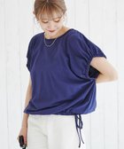 【コーエン/COEN】の接触冷感ギャザードルマンTシャツ NAVY|ID: prp329100004182652 ipo3291000000029189394