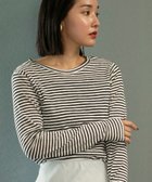 【コーエン/COEN】のシアーボーダーロングスリーブTシャツ 人気、トレンドファッション・服の通販 founy(ファニー) ファッション Fashion レディースファッション WOMEN トップス・カットソー Tops/Tshirt シャツ/ブラウス Shirts/Blouses ロング / Tシャツ T-Shirts おすすめ Recommend キャミ Cami コンパクト Compact スリーブ Sleeve タンク Tank タートルネック Turtleneck フェミニン Feminine ボトム Bottom ボーダー Border ロング Long thumbnail BLACK|ID: prp329100004182657 ipo3291000000029189442